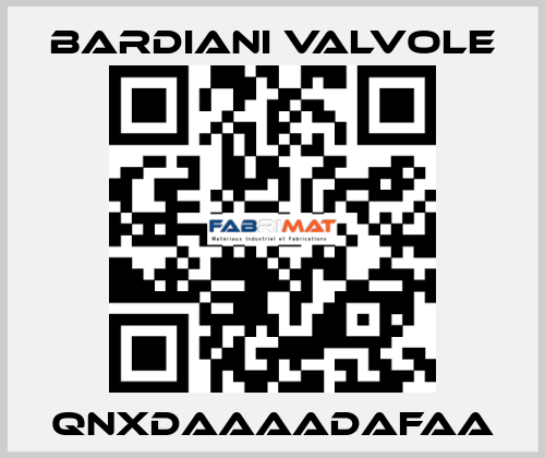 QNXDAAAADAFAA Bardiani Valvole