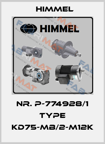 Nr. P-774928/1 Type KD75-MB/2-M12K HIMMEL