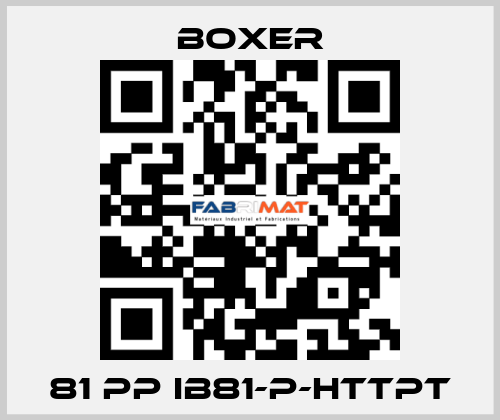 81 PP IB81-P-HTTPT Boxer