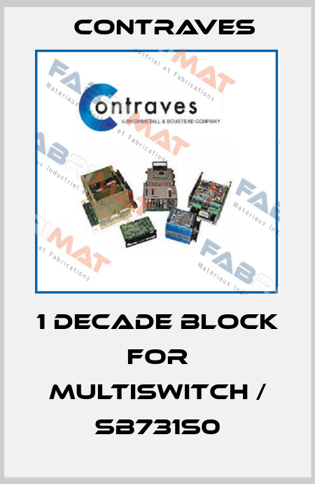 1 decade block for MULTISWITCH / SB731S0 Contraves