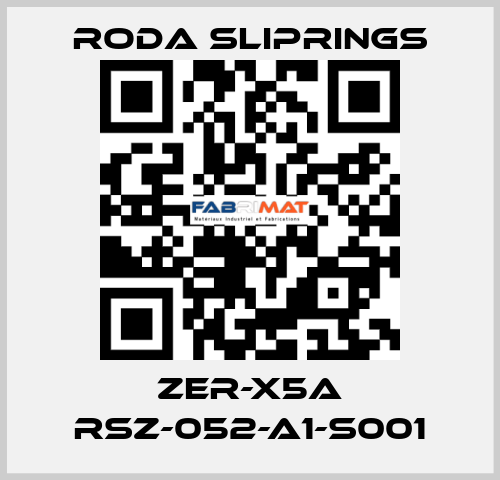 ZER-X5A RSZ-052-A1-S001 Roda Sliprings