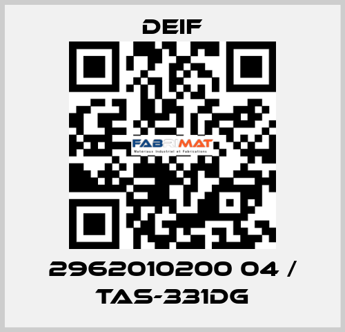 2962010200 04 / TAS-331DG Deif