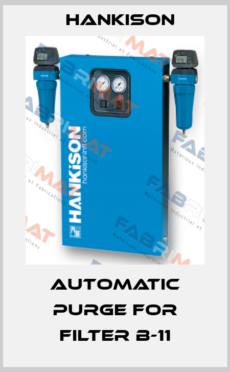 AUTOMATIC PURGE FOR FILTER B-11 Hankison
