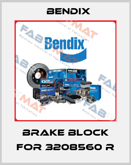Brake block for 3208560 R Bendix