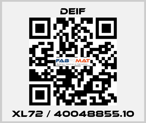 XL72 / 40048855.10 Deif