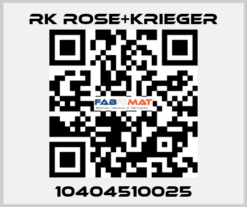 10404510025 RK Rose+Krieger