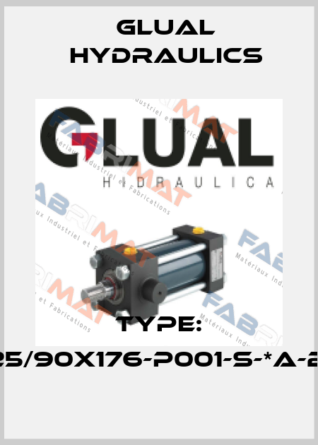 Type: KR-125/90X176-P001-S-*A-2-10-E Glual Hydraulics