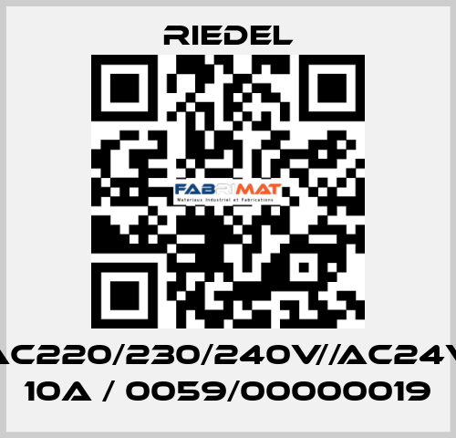 AC220/230/240V//AC24V 10A / 0059/00000019 Riedel