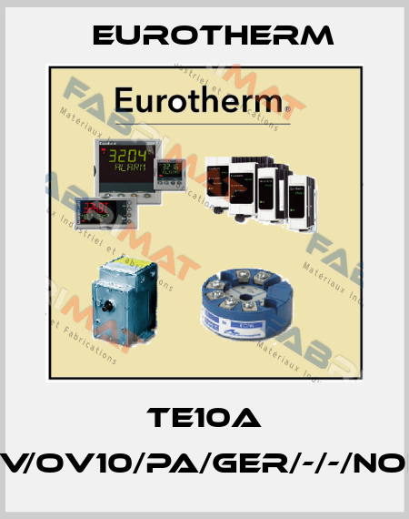 TE10A 160A/400V/OV10/PA/GER/-/-/NOFUSE/-/00 Eurotherm