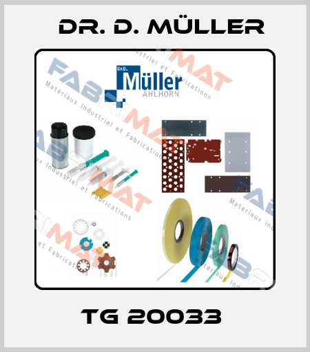 TG 20033  Dr. D. Müller