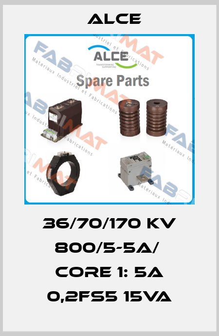 36/70/170 kV 800/5-5A/  Core 1: 5A 0,2FS5 15VA Alce