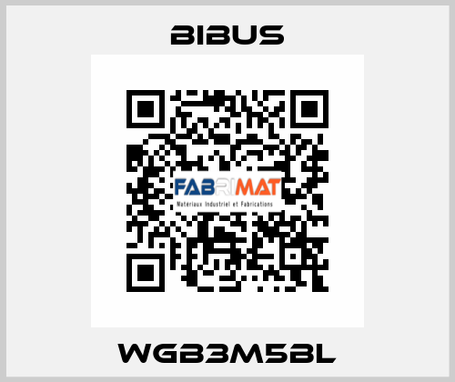 WGB3M5BL Bibus
