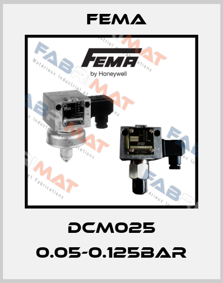 DCM025 0.05-0.125BAR FEMA