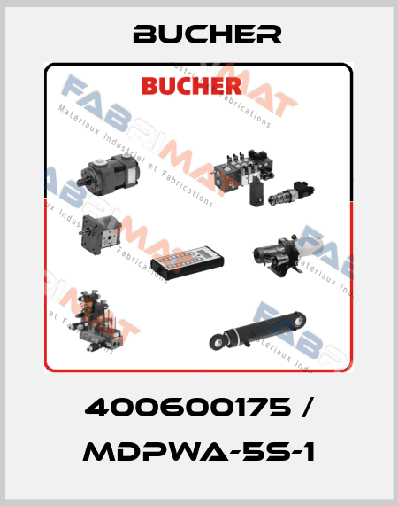 400600175 / MDPWA-5S-1 Bucher