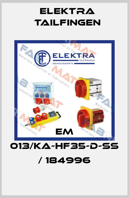EM 013/KA-HF35-D-SS / 184996 Elektra Tailfingen