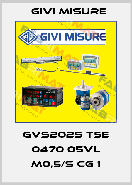 GVS202S T5E 0470 05VL M0,5/S CG 1 Givi Misure