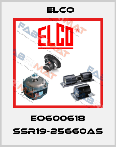 EO600618 SSR19-25660AS Elco