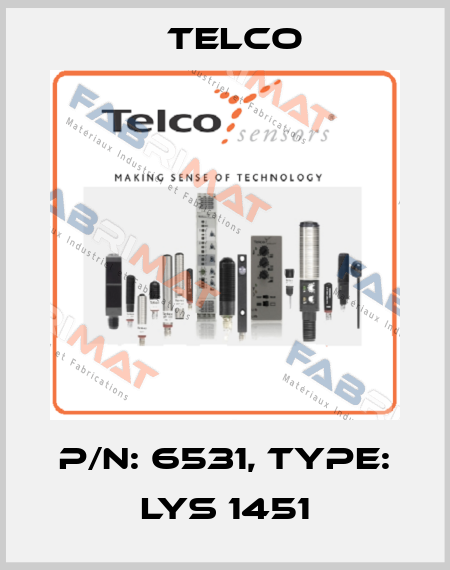 p/n: 6531, Type: LYS 1451 Telco
