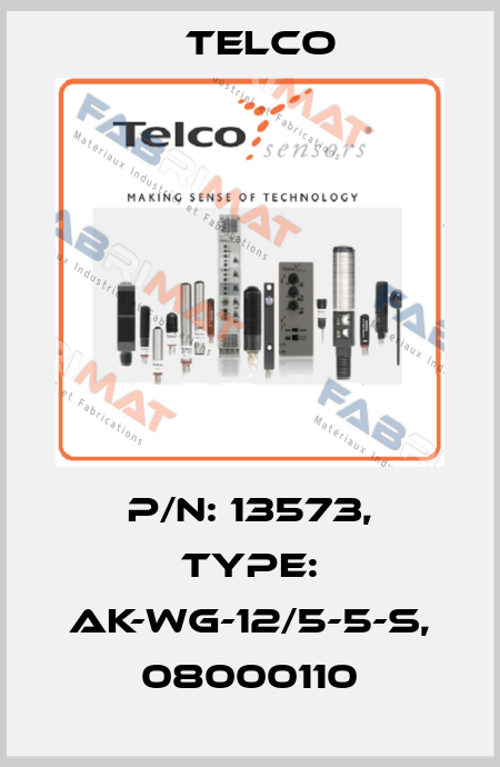 p/n: 13573, Type: AK-WG-12/5-5-S, 08000110 Telco