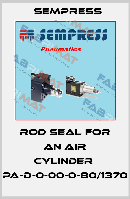 Rod seal for an air cylinder  PA-D-0-00-0-80/1370 Sempress