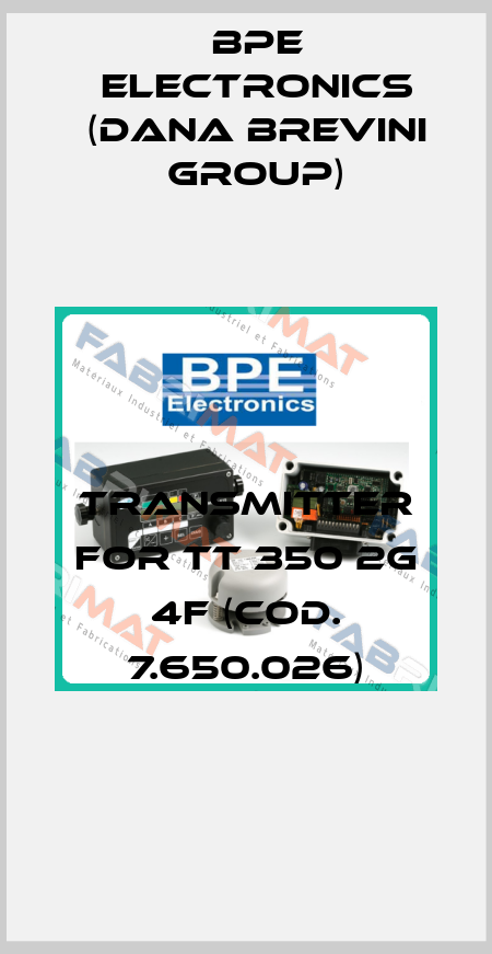 Transmitter for TT 350 2G 4F (Cod. 7.650.026) BPE Electronics (Dana Brevini Group)