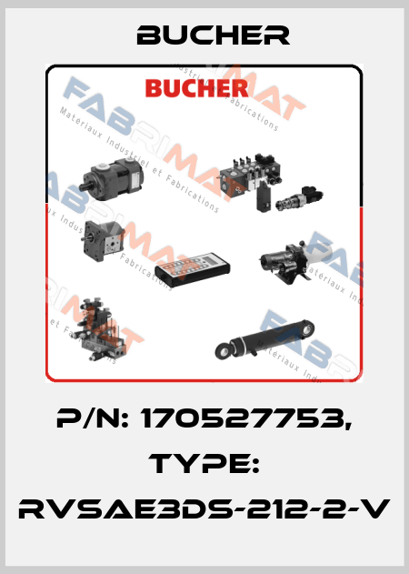 P/N: 170527753, Type: RVSAE3DS-212-2-V Bucher