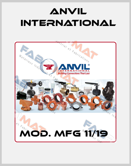 Mod. MFG 11/19  Anvil International