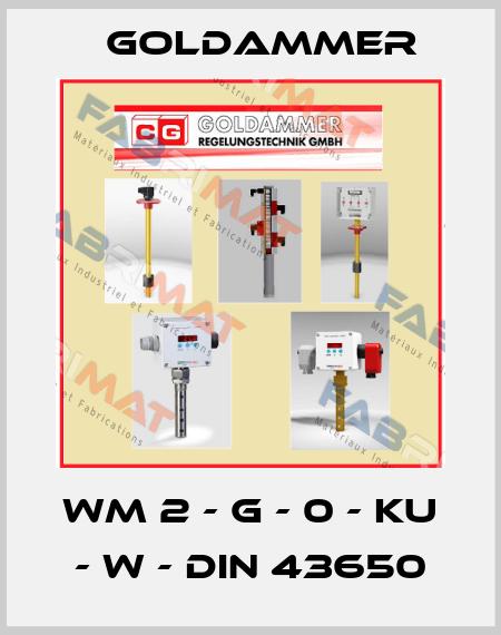 WM 2 - G - 0 - KU - W - DIN 43650 Goldammer