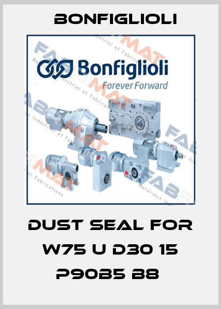 Dust seal for W75 U D30 15 P90B5 B8  Bonfiglioli