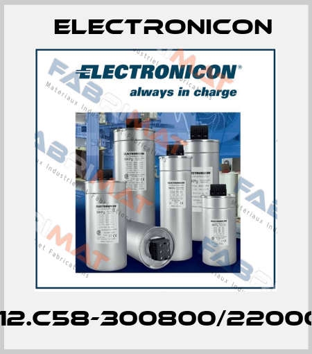 E12.C58-300800/220001 Electronicon
