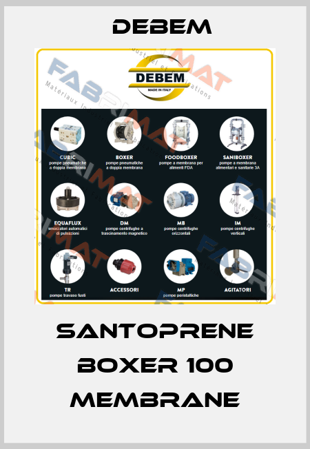 SANTOPRENE BOXER 100 MEMBRANE Debem
