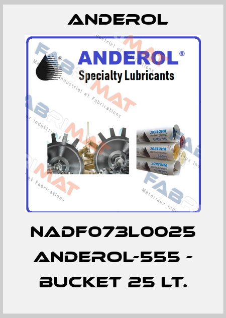 NADF073L0025 ANDEROL-555 - BUCKET 25 LT. Anderol