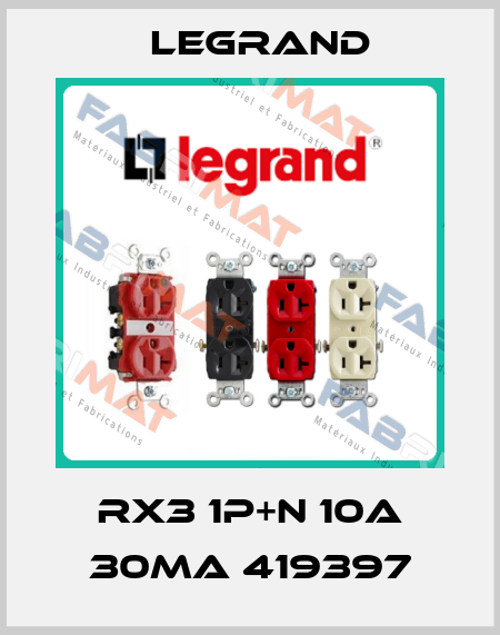 RX3 1P+N 10A 30mA 419397 Legrand