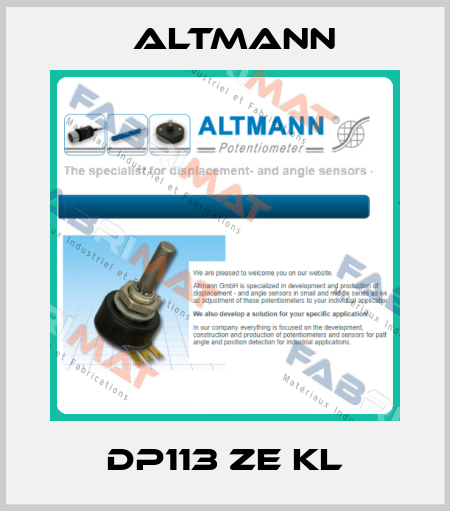 DP113 Ze KL ALTMANN