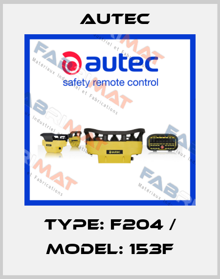 Type: F204 / model: 153F Autec