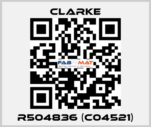  R504836 (C04521) Clarke
