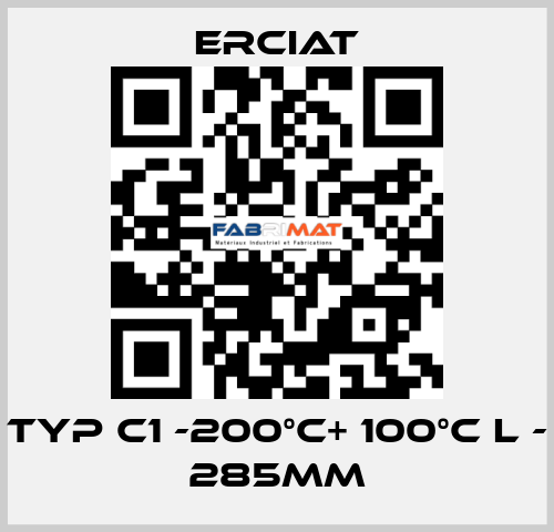TYP C1 -200°C+ 100°C L - 285MM ERCIAT