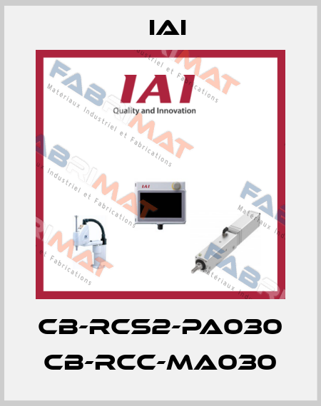 CB-RCS2-PA030 CB-RCC-MA030 IAI