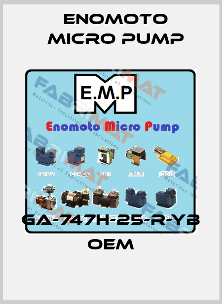 GA-747H-25-R-YB OEM Enomoto Micro Pump