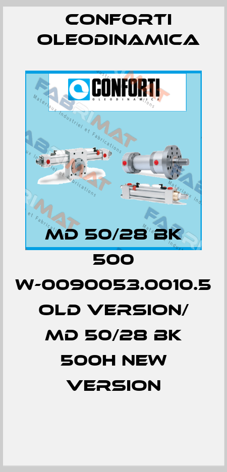 MD 50/28 BK 500 W-0090053.0010.5 old version/ MD 50/28 BK 500H new version Conforti Oleodinamica