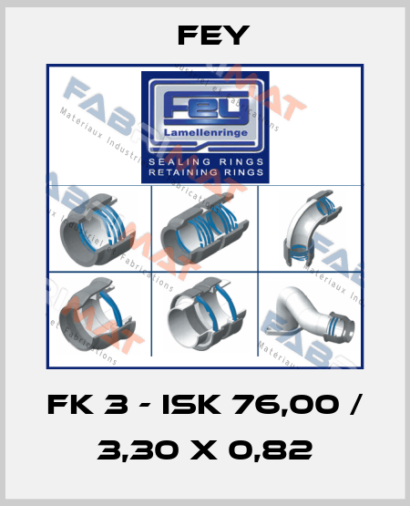 FK 3 - ISK 76,00 / 3,30 x 0,82 Fey