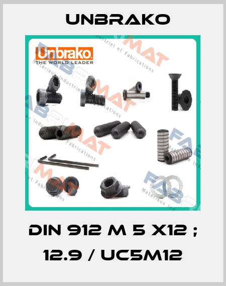 DIN 912 M 5 x12 ; 12.9 / UC5M12 Unbrako