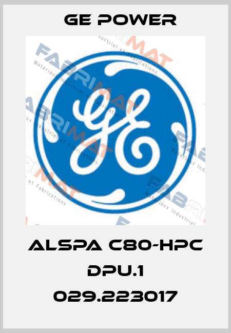ALSPA C80-HPC DPU.1 029.223017 GE Power
