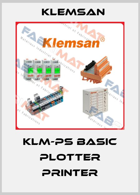 KLM-PS BASIC Plotter Printer Klemsan