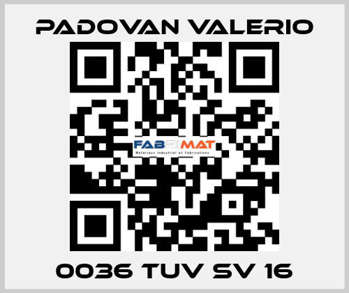 0036 TUV SV 16 PADOVAN VALERIO