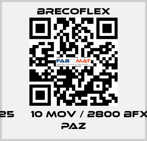 25 АТ10 MOV / 2800 BFX PAZ Brecoflex