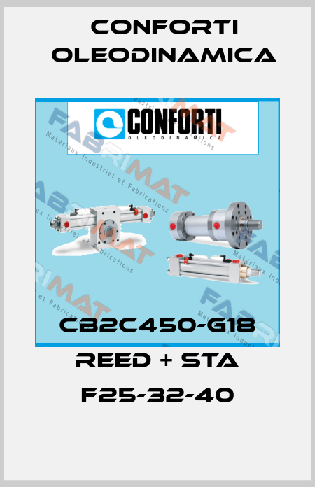 CB2C450-G18 REED + STA f25-32-40 Conforti Oleodinamica