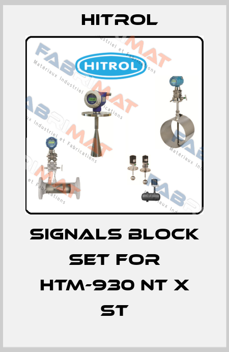 signals block set for HTM-930 NT X ST Hitrol