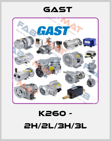 K260 - 2H/2L/3H/3L Gast