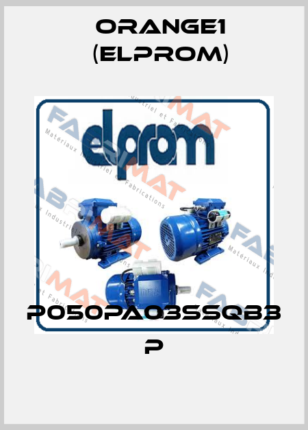 P050PA03SSQB3 P ORANGE1 (Elprom)